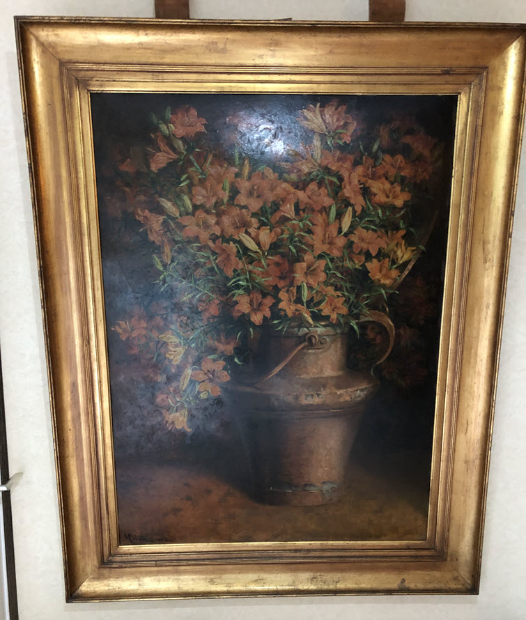 Fire lilies - before restoration